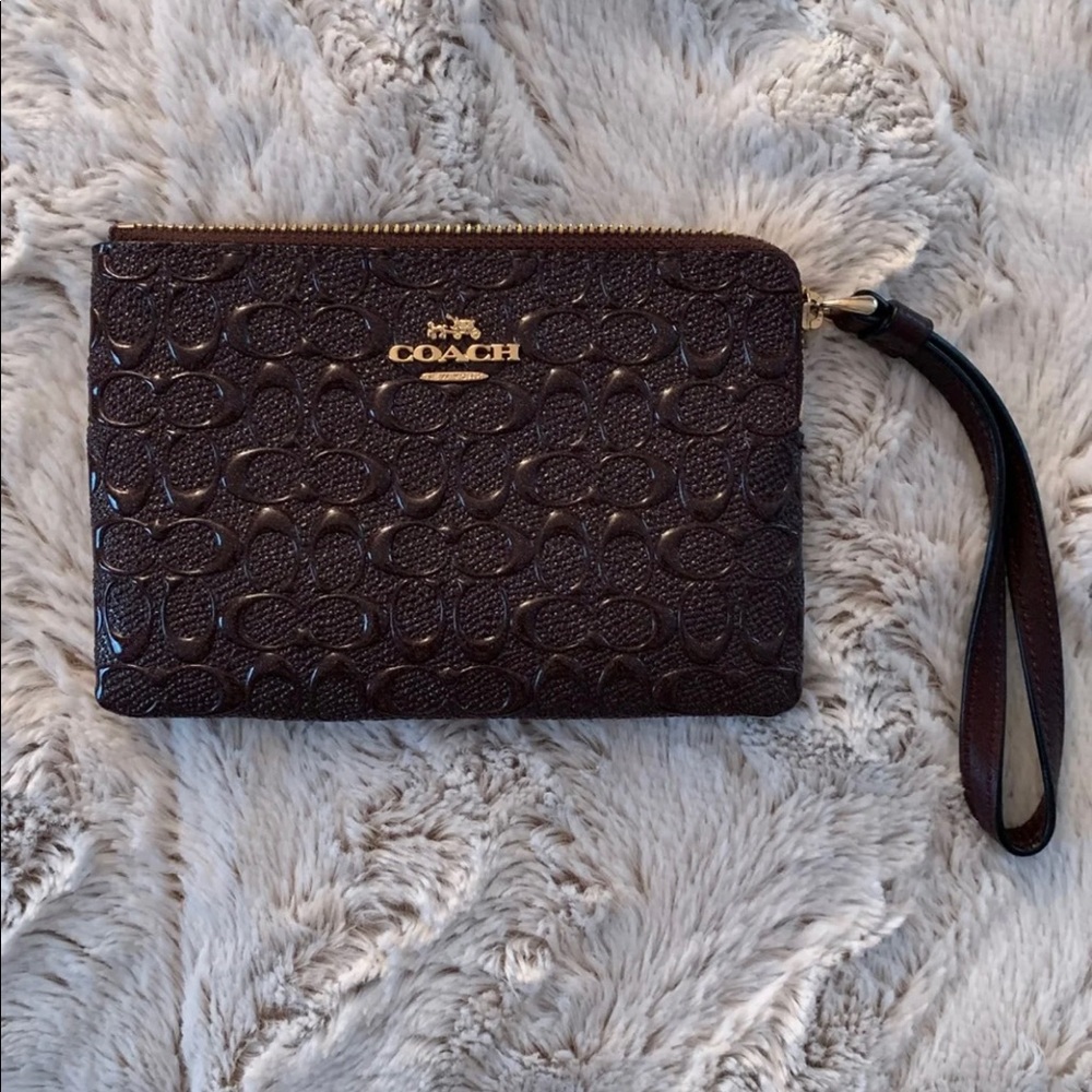 Authentic Coach Wristlet